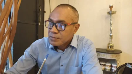 JMSI Kecam Aksi terror kepala Babi di Kantor Tempo Ketua Bidang Organisasi Pengurus Pusat JMSi Dino Umahuk
