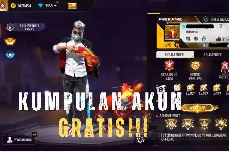 Login sekarang! 10+ akun FF sultan gratis hari ini 28 Maret 2025