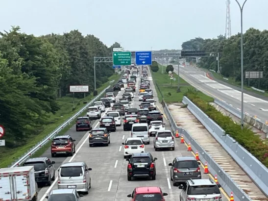 Arus Mudik Lebaran di Tol Cipali