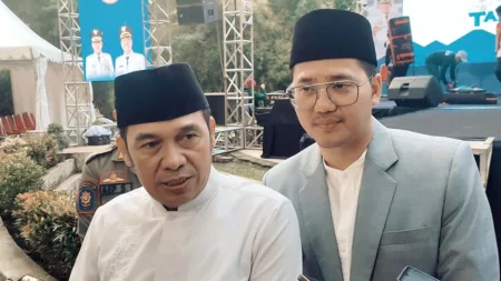 Tasyakur Ngatiyana-Adithya di Cimahi Pererat Silaturahmi dengan Warga Walikota Cimahi Ngatiyana Bersama Wakiilnya Adhitya Yudhistira