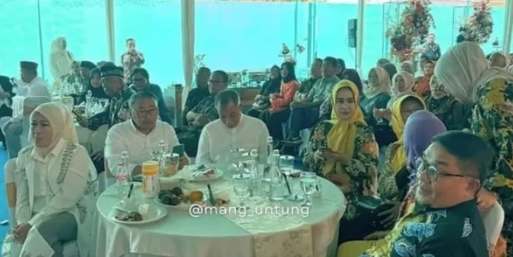 Ketua Komisi V DPRD Jabar, Yomanius Untung Menghadiri Acara Tasyakuran Pelantikan Wakil Gubernur Jawa Barat, Erwan Setiawan