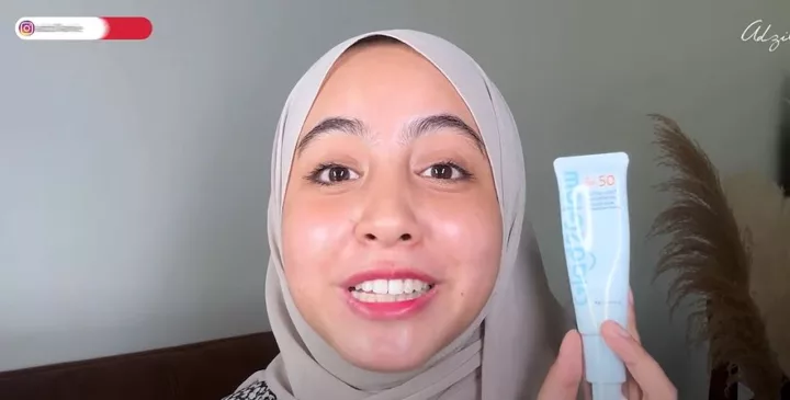 Adzillanie Izzati bagikan rekomendasi skincare under 50 ribu