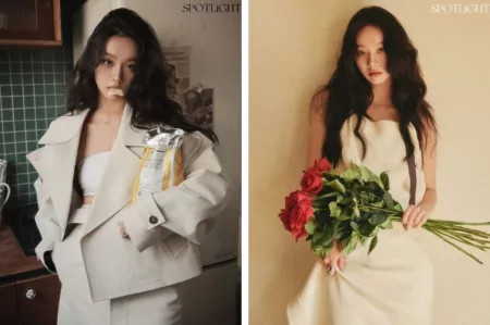 Lee Hyeri Tampil Memukau sebagai Bintang Majalah Tiongkok Lee Hyeri dalam majalah Spotlight Tiongkok