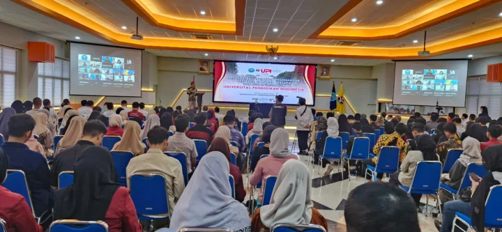 Marthinus saat menghadiri kegiatan di Kampus Universitas Pendidikan Indonesia (UPI)