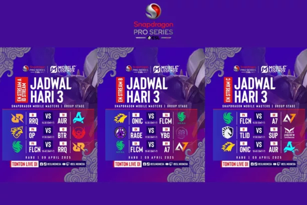 Update Jadwal ESL Snapdragon Pro Series Mobile Masters 2025 Day 3 dan Link Live Streaming