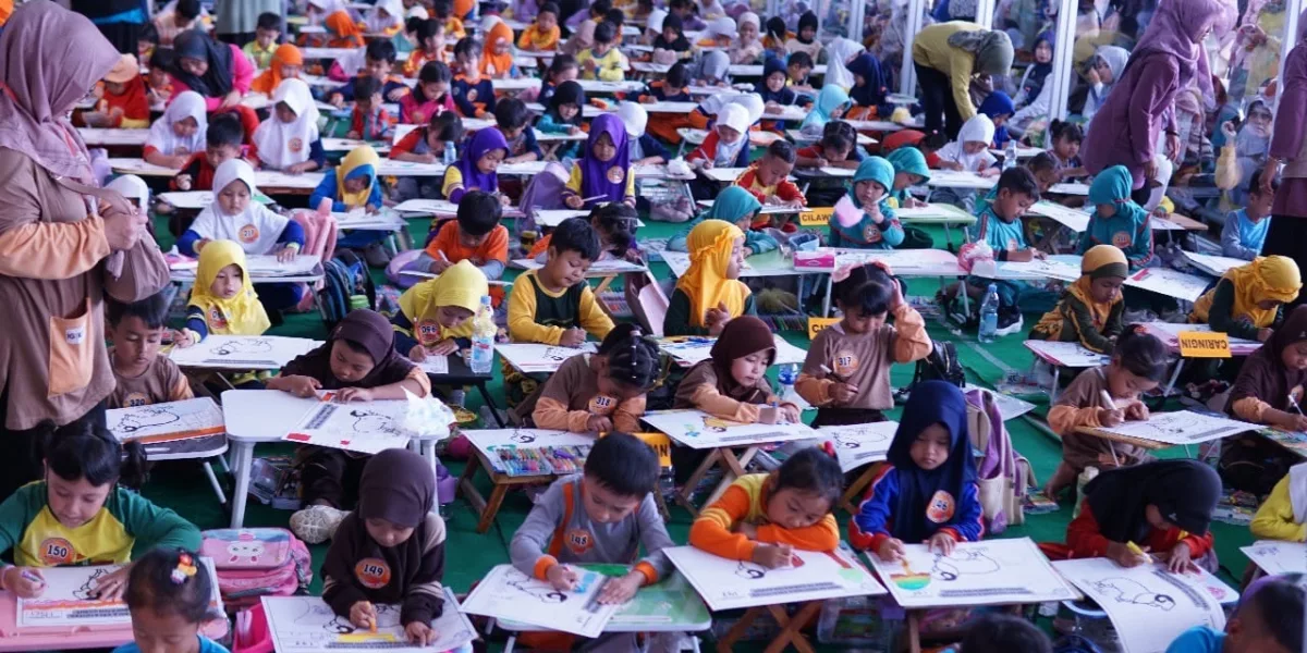 Ratusan Anak TK Meriahkan Gebyar Prestasi di Ciplaz