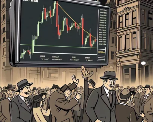 Ilustrasi Pasar Saham Global Anjlok