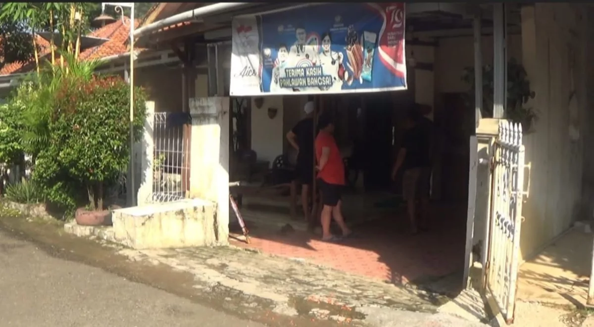 Lokasi kejadian kakek Suyono diduga dibacok cucunya bernisial AL