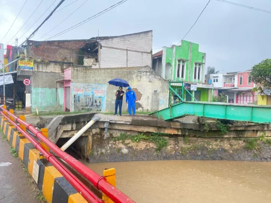 Sungai Cimande MAsih Aman Meski Cimanggung Diguyur Hujan Deras