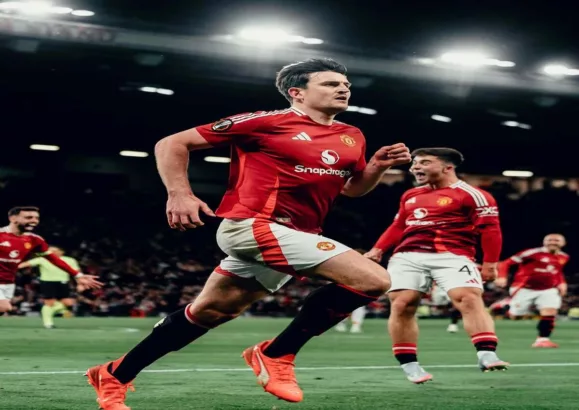 Harry Maguire cetak gol kemenangan MU