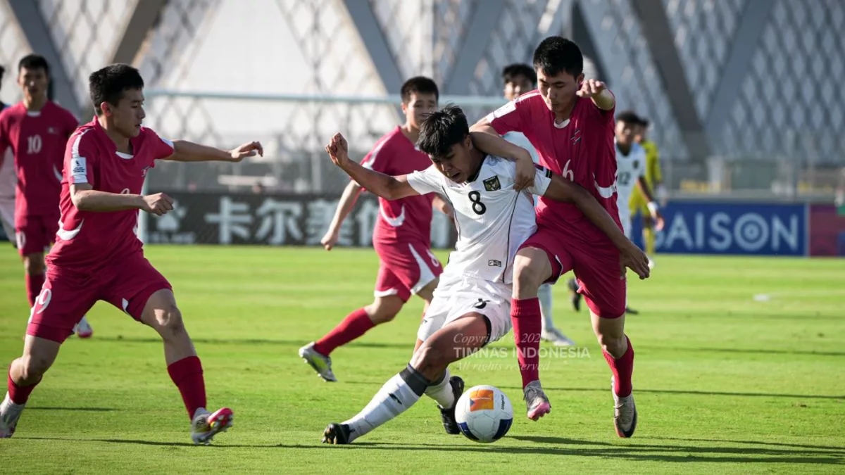 Timnas Indonesia kalah 0-6 dari Korea Utara di perempat final Piala Asia U-17 2025