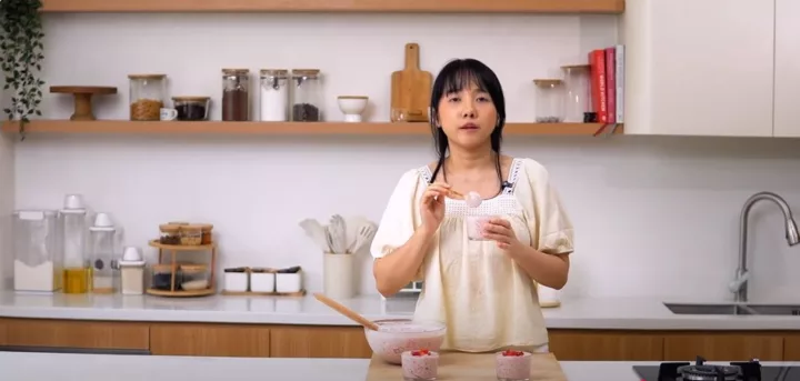 Luvita Ho berbagi resep Strawberry Sago