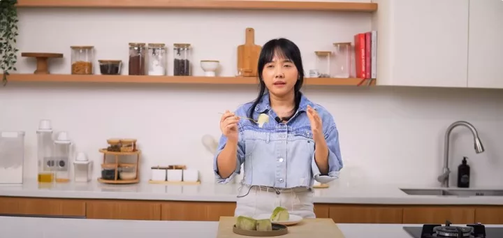 Luvita Ho bagikan resep Mochi Cheesecake