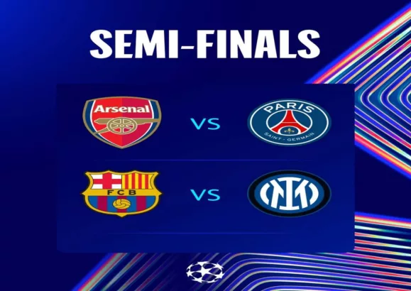 Arsenal, PSG, Barcelona, dan Inter Milan memastikan tiket semifinal Liga Champions 2025