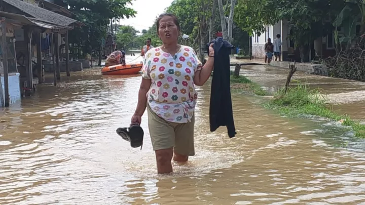 Warga Karangligar Jenuh Banjir Tahunan