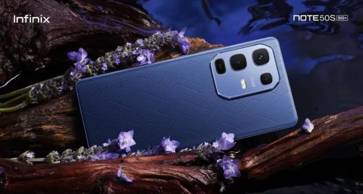 Desain tampilan Infinix NOTE 50S 5g+