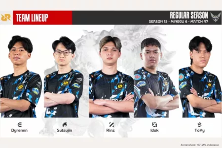 RRQ Hoshi Pertahankan Posisi Puncak di Klasemen MPL ID S15 Week 6