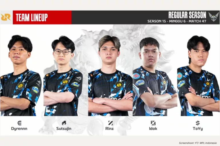 RRQ Hoshi Pertahankan Posisi Puncak di Klasemen MPL ID S15 Week 6