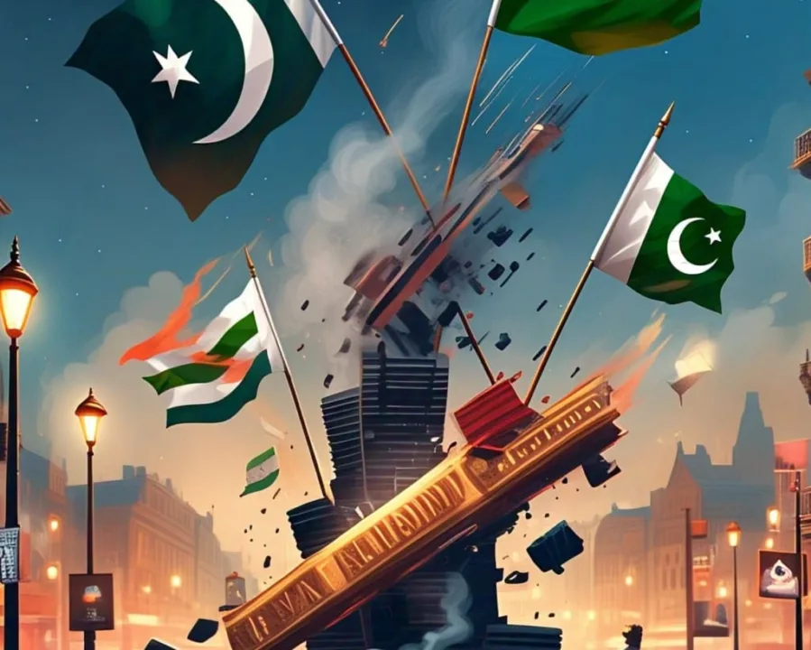 Ilustrasi Konflik India dengan Pakistan