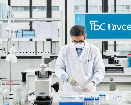 Ilustrasi Laboratorium Penelitian Vaksin TBC