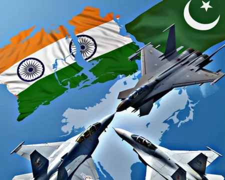 Ilustrasi Perbandingan AU India dan Pakistan