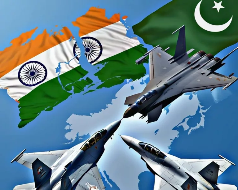 Ilustrasi Perbandingan AU India dan Pakistan