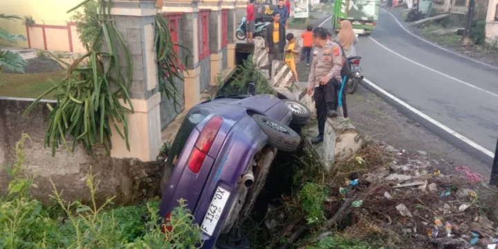 Kecelakaan Tunggal di Banyuresmi Kabupaten Garut