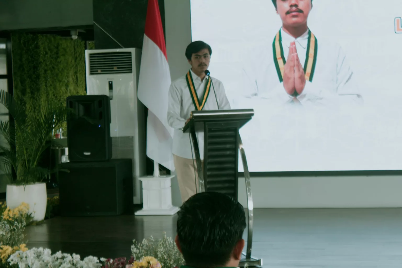 Ketua DPC SEMMI Kota Bandung, Hibban Abdul Hadi,