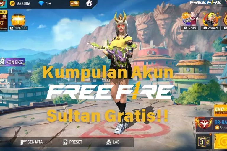 Kumpulan terbaru! 20 akun FF sultan gratis masih aktif untuk hari ini 8 Mei 2025