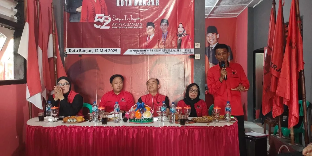 PDIP Kota Banjar, Jawa Barat, menunjukkan sikap solid dalam mendukung Megawati Soekarnoputri untuk kembali memimpin partai