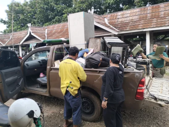 Pembongkaran Kios PKL di Kabupatn Purwakarta