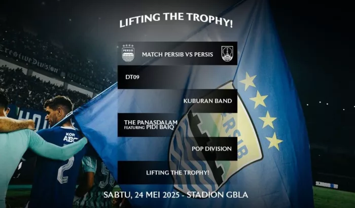 GBLA Akan Menjadi Saksi Bersejarah Pengangkatan Trophy Juara Persib di Kandang, Ini Harga Tiket Serta Diskonnya