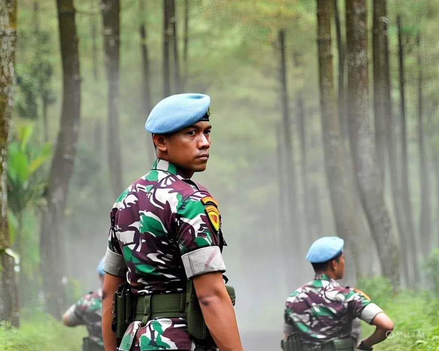 Ilustrasi Anggota Satuan Polisi Militer