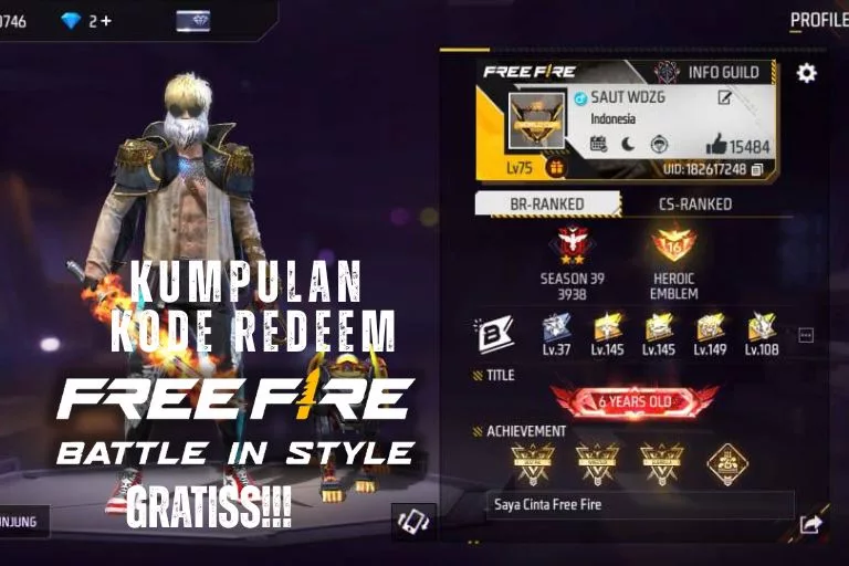 Tukarkan sekarang! 20 kode redeem FF gratis aktif untuk hari ini 10 Mei 2025