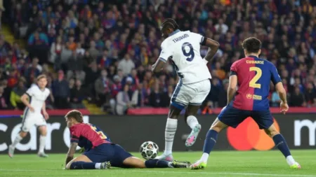Hasil semifinal Liga Champions antara Barcelona vs Inter Milan berakhir imbang