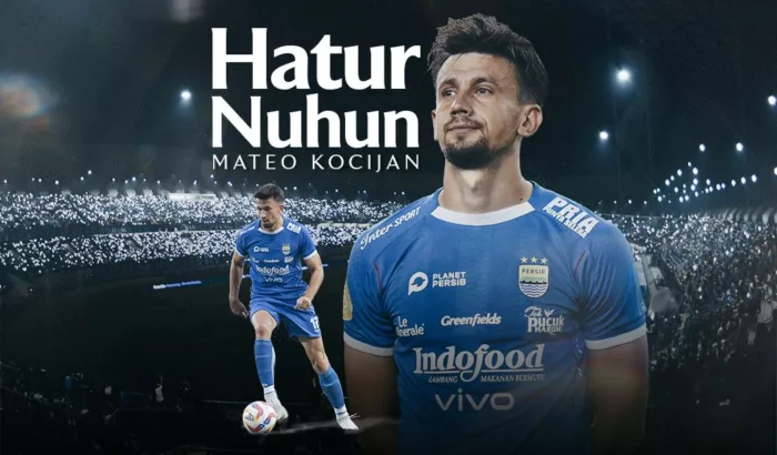 Setelah Berpamitan, Mateo Kocijan Resmi Dilepas Persib Bandung