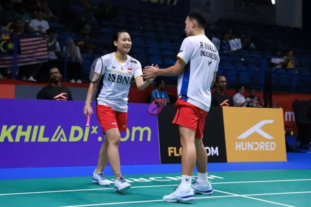 Pasangan ganda campuran Indonesia tersingkir lebih awal dari Singapore Open 2025