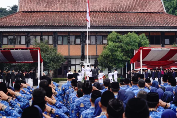 Pancasila Jadi Solusi Jaga Moral Anak dan Integritas ASN Garut Upacara Peringatan Hari Lahir Pancasila Tingkat Kabupaten Garut