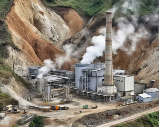 Ilustrasi Pembangkit Listrik Tenaga Panas Bu,mi (PLTP)