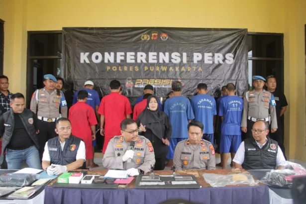 12 Pelaku Curat Purwakarta Ditangkap Polisi