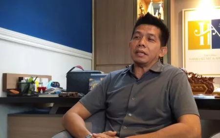 Sidang Kasus Pencemaran Nama Baik Eks Kades, Kuasa Hukum Angkat Bicara Kuasa hukum Kepala Desa Pinayungan ,Rudy Budi Gunawan