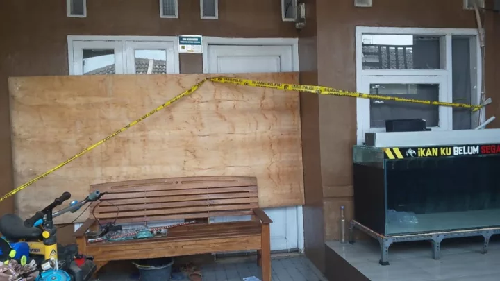 TKP Pembunuhan Ibu 2 Anak oleh Suaminya