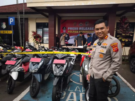 Polres Kuningan Bongkar Jaringan Curas dan Penadah Motor, 13 Unit Disita Polres Kuningan Bongkar Jaringan Curas dan Penadah Motor, 13 Unit Disita