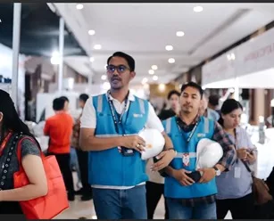 UP3 Bandung Sukses Dukung Penggunaan Layanan Multiguna BRIGHT Acara Bandung Jewellery Fair 2025