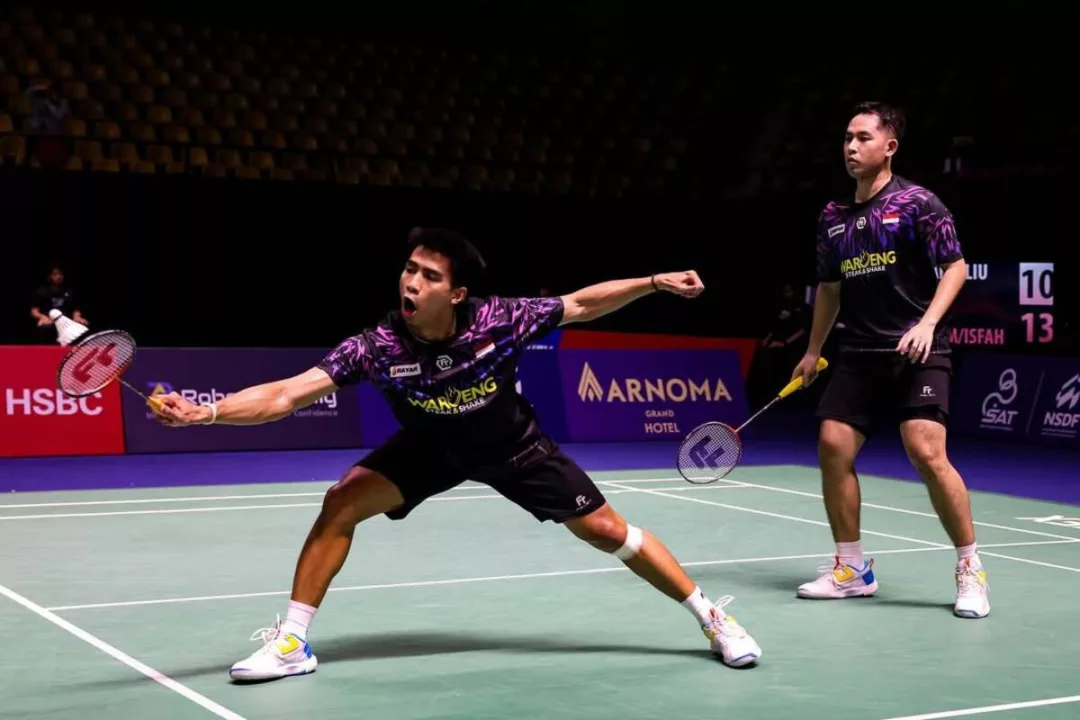 Sabar-Reza Hancurkan Rute Final Ganda Putra Dunia di Indonesia Open 2025 Ganda putra Indonesia, Sabar-Reza, kalahkan unggulan dunia di Indonesia Open 2025