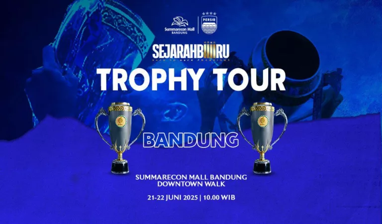 Gelar Acara Trophy Tour di Summarecon Bandung, Ini Rangkaian Acara yang Diadakan Persib
