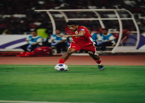 Ricky Kambuaya tampil impresif pada pertandingan Timnas Indonesia vs China