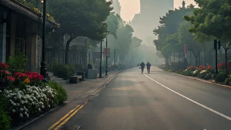 Bandung Diberkahi, Cuaca Sejuk Pagi Hari dan Cerah Sepanjang Hari Ilustrasi Suasana Segar Pagi Hari