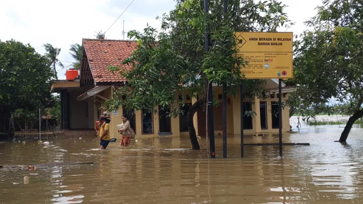 Banjir Kembali Melanda Karangligar Kabupaten Karawang