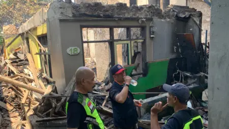 Tiga Rumah Terbakar di Cimahi Utara, Satu Warga Alami Luka Bakar